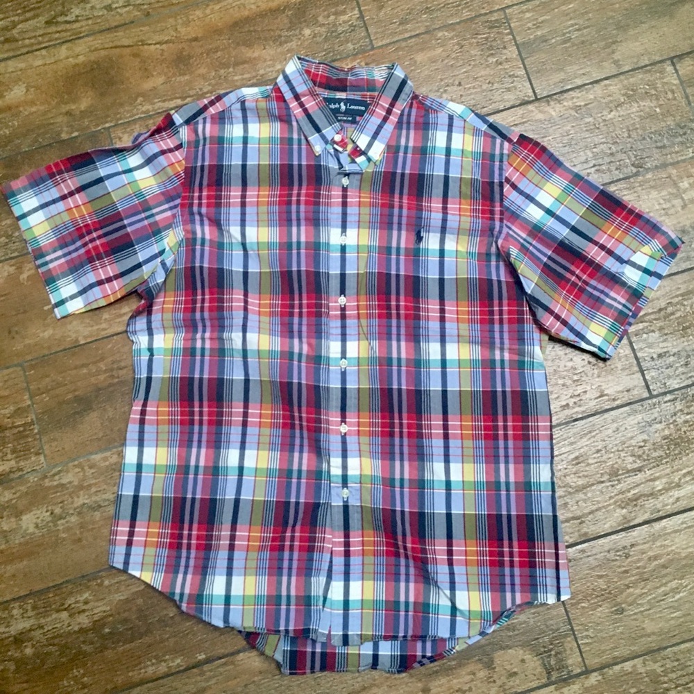 Polo Ralph Lauren Madras XL Custom Fit (slim)
